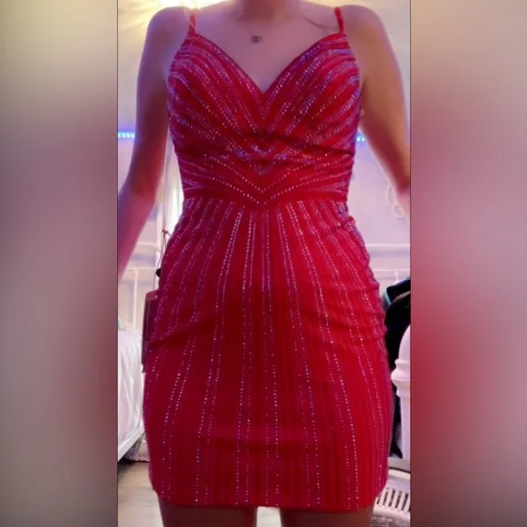 Sherri Hill Dresses | Red Sherri Hill Short Homecoming/Formal Dress | Color: Red | Size: 6 | Pm-37926873'S Closet